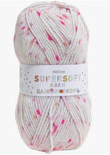 Load image into Gallery viewer, Sirdar Supersoft Aran Rainbow Drops - 100g Jelly Bean 850