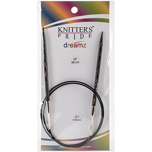 Knitter's Pride 7/4.5mm Dreamz Fixed Circular Needles, 32