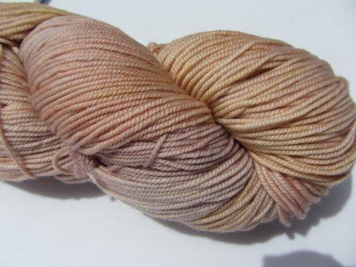 Ella Rae Lace Merino DK Hand Dyed Yarn Color 100 Beige, Peach Tone On Tone