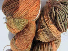 Load image into Gallery viewer, Ella Rae Lace Merino DK Hand Dyed Yarn Color 108 Browns, Green
