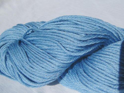 Ella Rae Phoenix Egyptian Mercerized Cotton Yarn Col 11 Light Blue 100g Sk